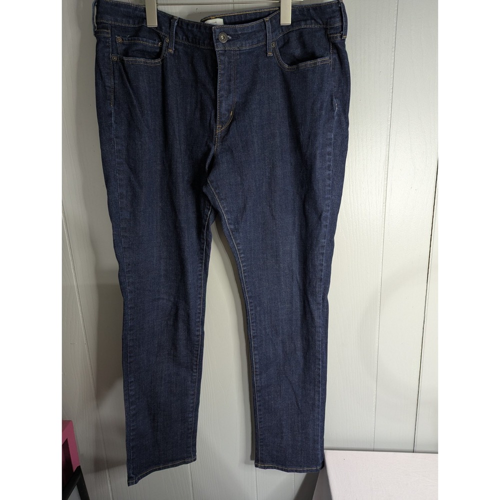 Levis San Francisco slight curve skinny blue jeans womens 18W denim‎ 5 pocket